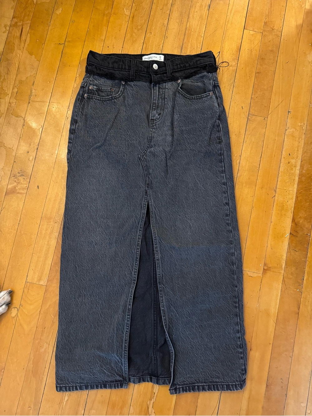 Abercrombie Denim Midi Skirt